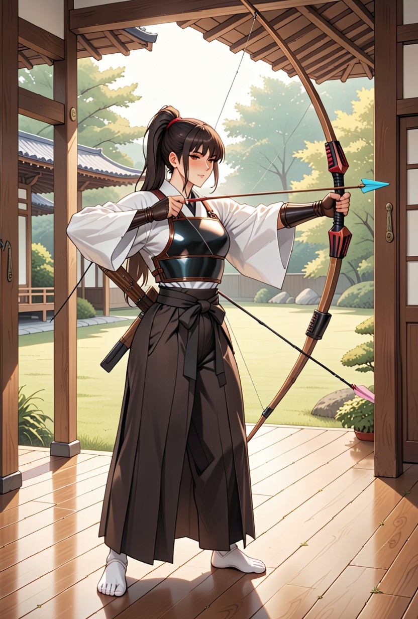 Solo, Traditional Japanese Architecture, Girl Hentai IA