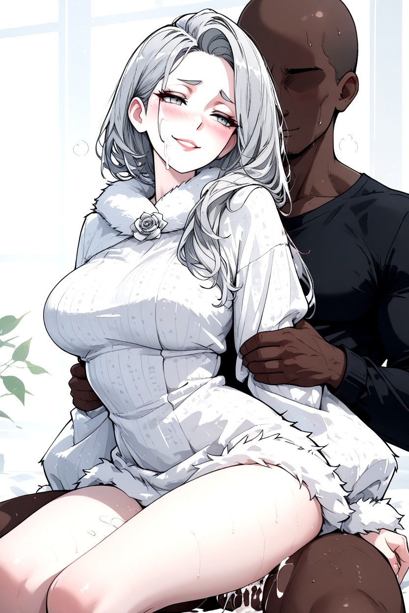 Straight Nose, Faceless Male, Sweaty Hentai AI Porn