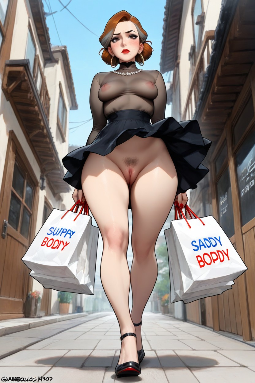 No Underwear, Hairlessness, 30+ Hentai IA