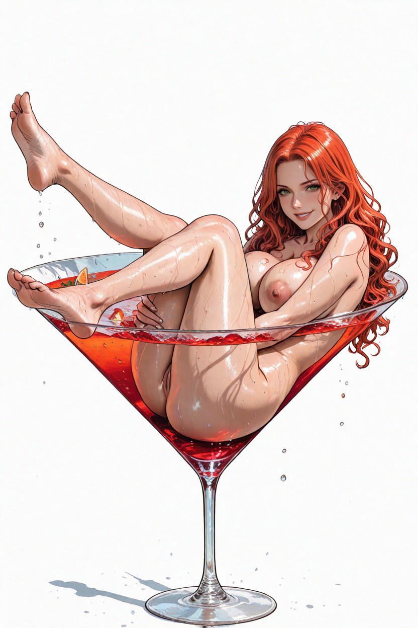 The Partially Submerged Body, Leg Up, Wet Hentai AI Porn