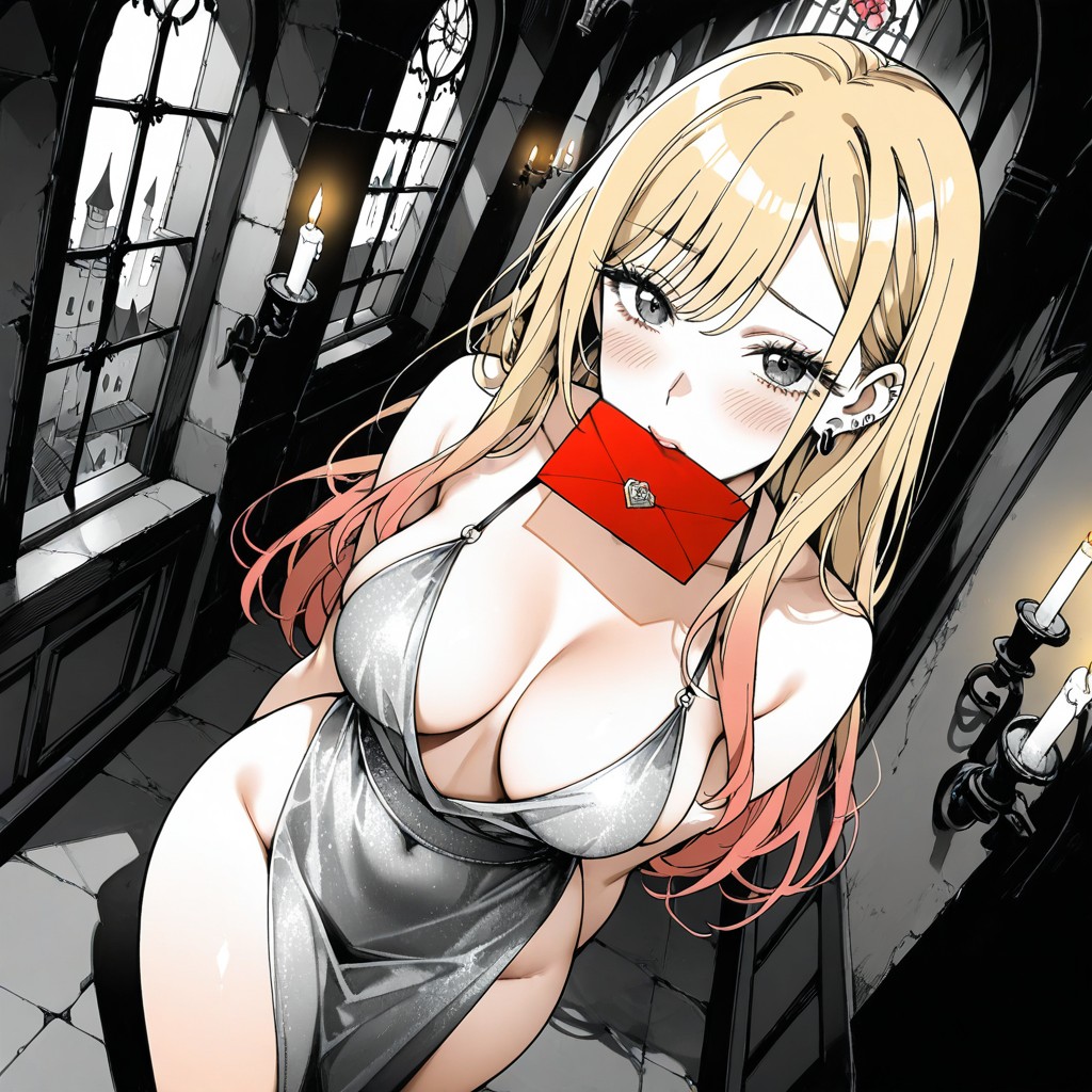 Long Hair, Medium Breasts, Dracula's Castle 헨타이 AI 포르노