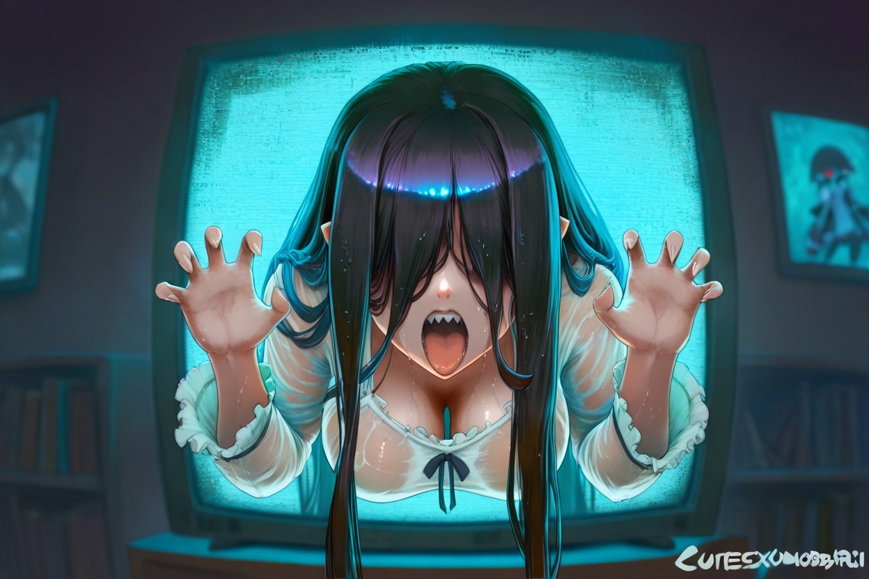 Visual Glitch, Claws, Hidden Eyes Porno IA Hentai