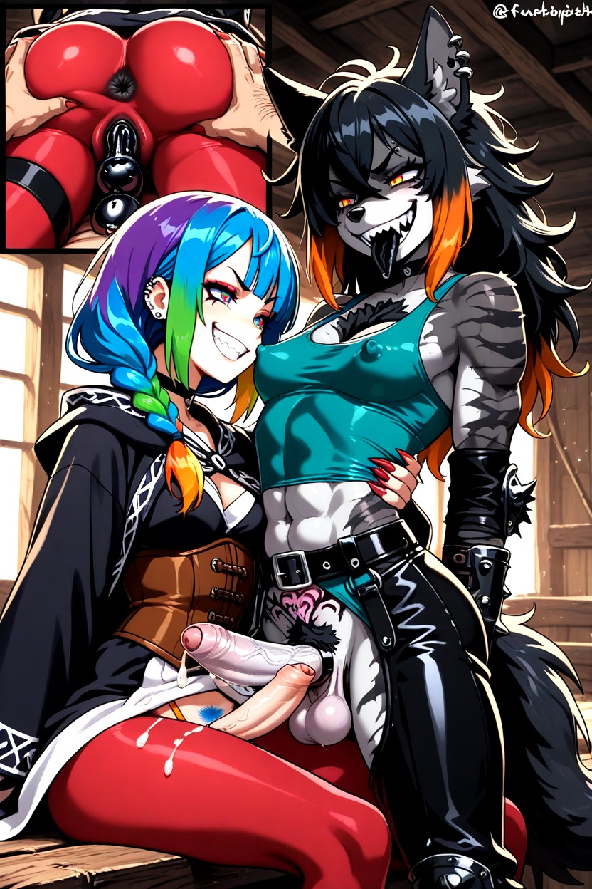 Very Close, Futa Hellhound, Intersex Hentai IA