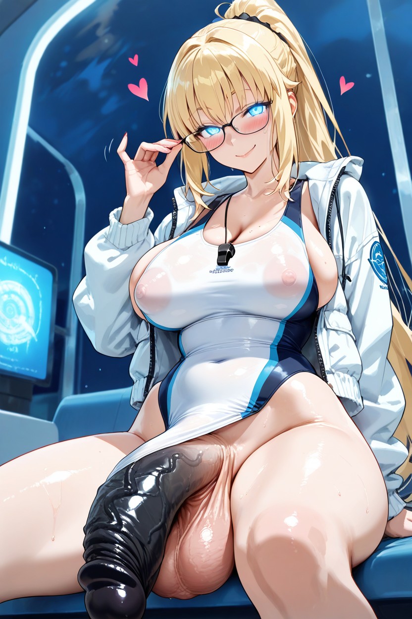 Futanari, Hearts, Horny Porno IA Hentai