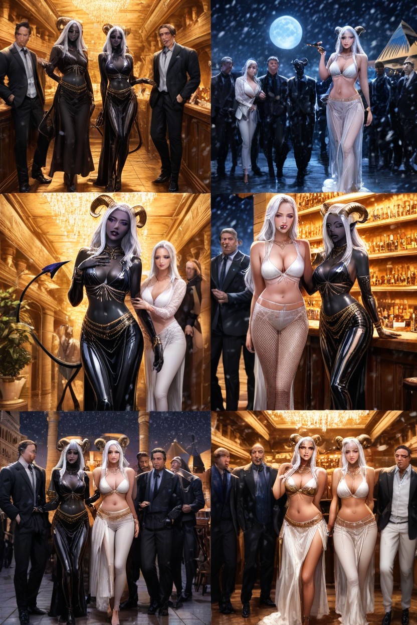 Night, Belly Dancer, Satyr Hentai AI Porn