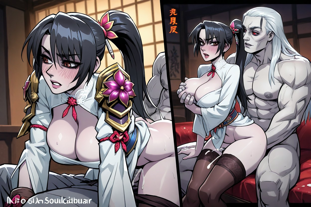 Pale Man Has Pale Porcelain Skin, Comic Book Panels, Taki With Expression Hentai AI Porn