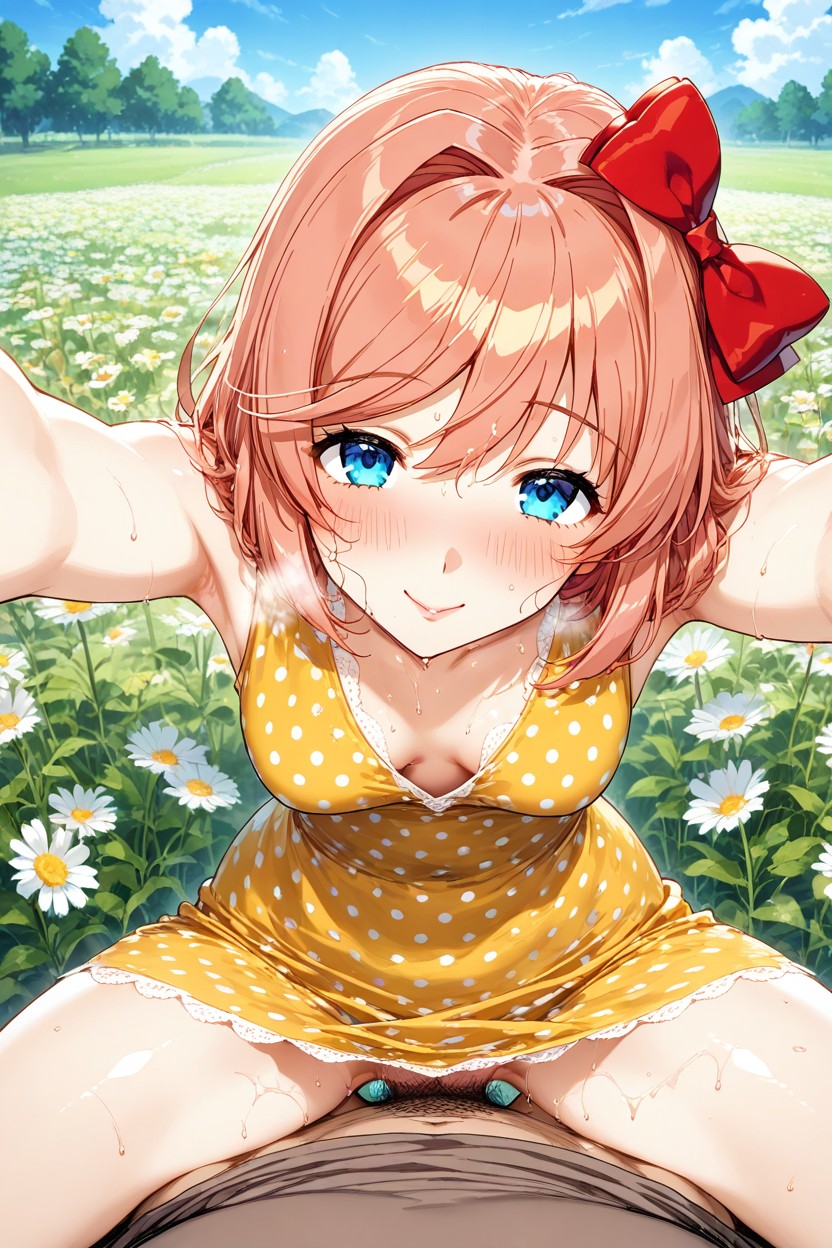 Ultra Detailed Face, Sweat, Facing Forward Hentai AI Porn