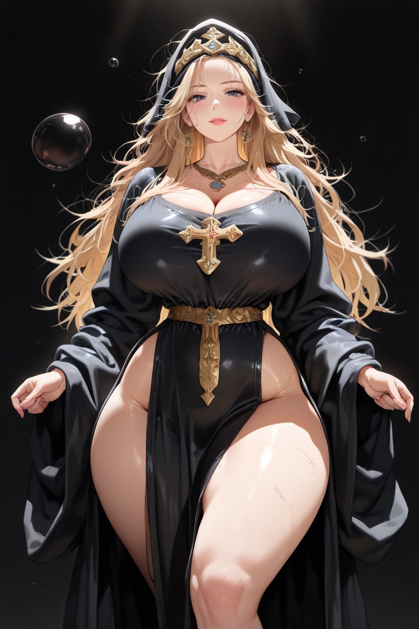 Oversized Baggy Robes, 18+, Lots Of Gold Jewelry Hentai IA