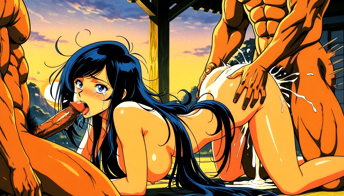 Spitroast, Naked, Lots Of Cum Spread Hentai AI Porn