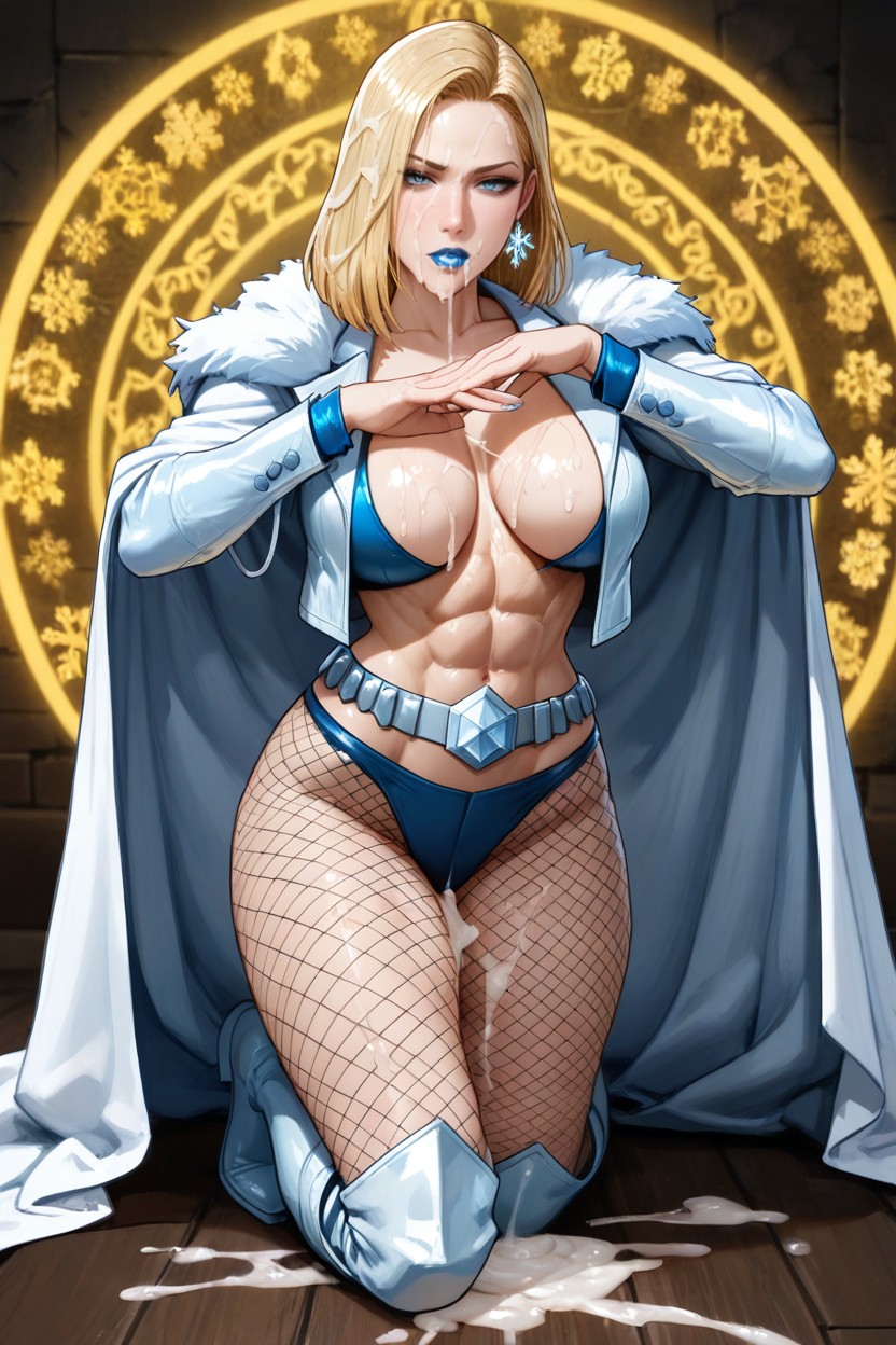 Cum In Mouth, Fit, Open Clothes Hentai AI Porn