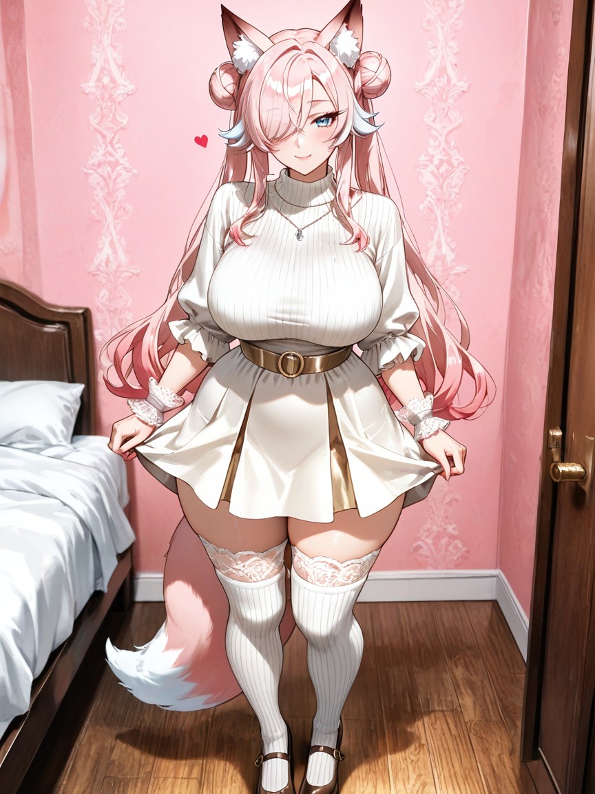 Detailed, High Bun, Detailed Hentai AI Porn