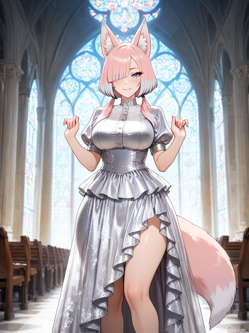 Socksless, Bobcut, Standing Hentai IA