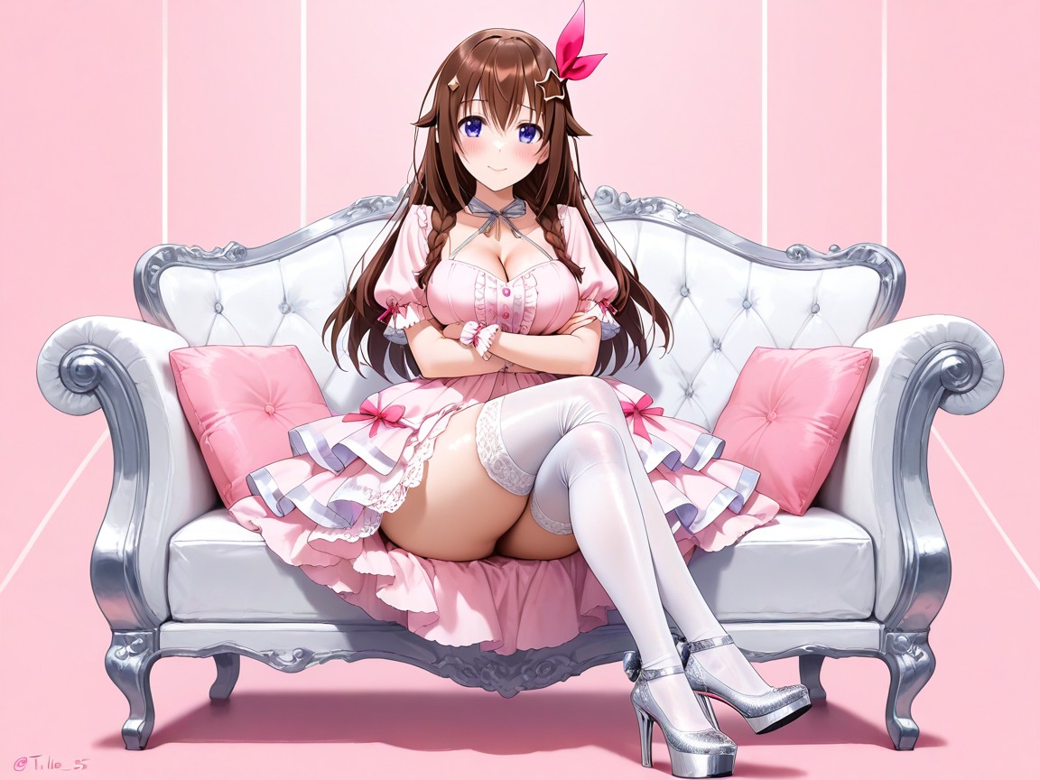 Tokino Sora, Detailed, Medium Breast Hentai AI Porn