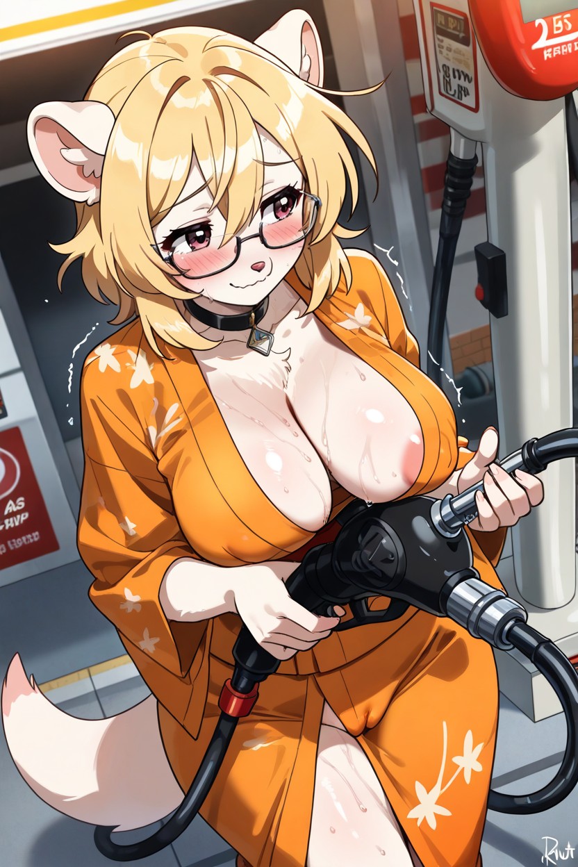 Bust Shot, Light Brown Skin, Embarrassed Hentai AI Porn
