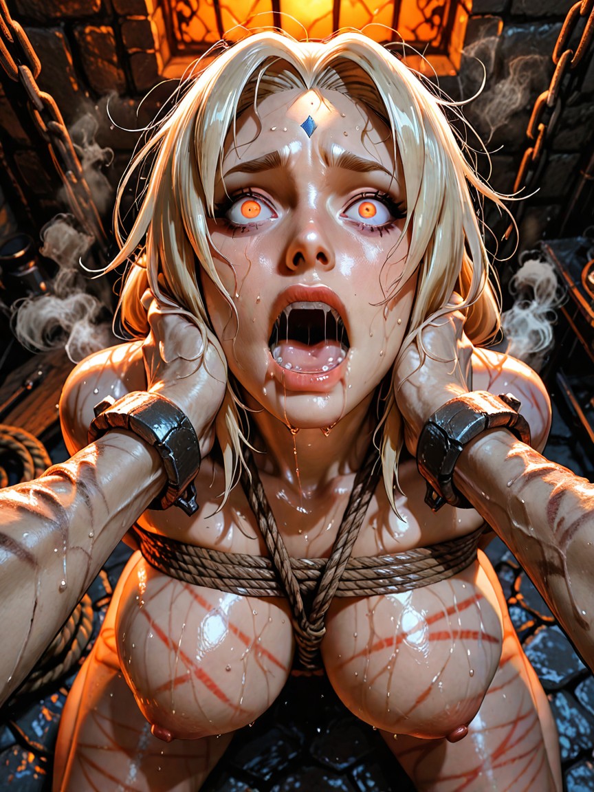 Pov Choke Her, Extreme Wide Eyed, Wide Open Mouth Hentai AI Porn