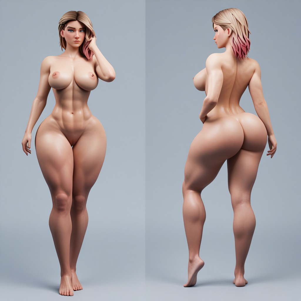 Train, Bulging Ass, Simple Background Hentai AI Porn