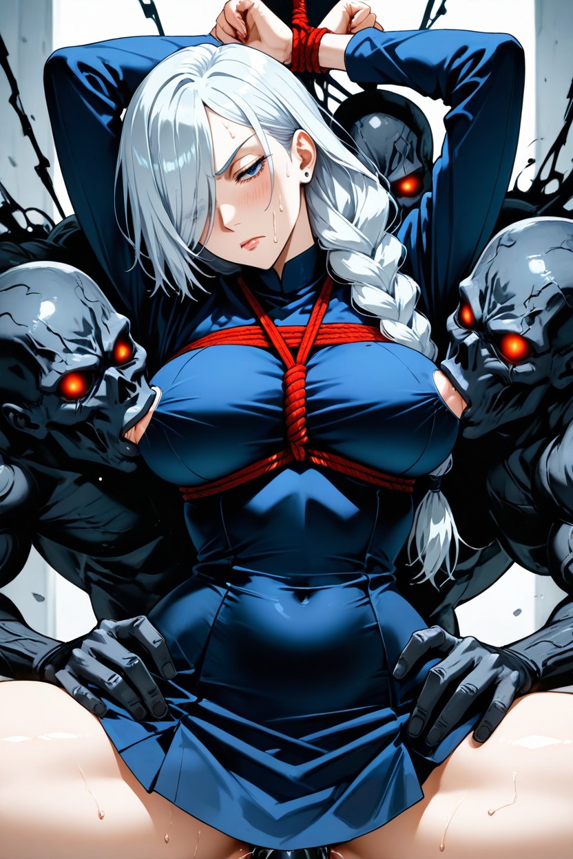 Feminine, Grab Breasts, Defined Waist Hentai AI Porn