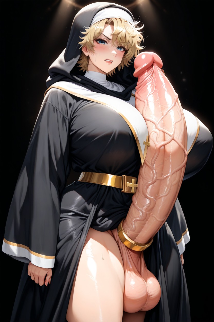 Thick Thighs, Big Gold Jewelry Belt, Mignon Porno IA Hentai