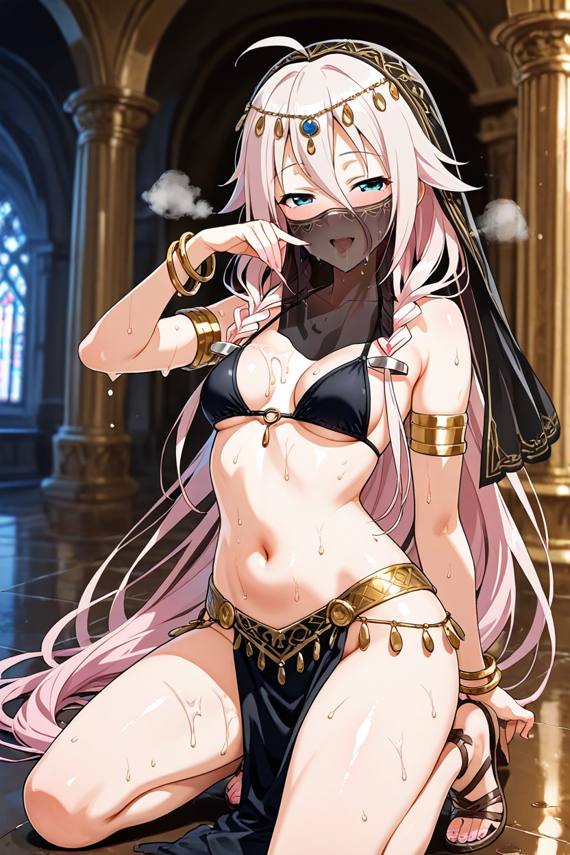 A Sexy Dancing, Girl, Small Breasts Hentai AI Porn