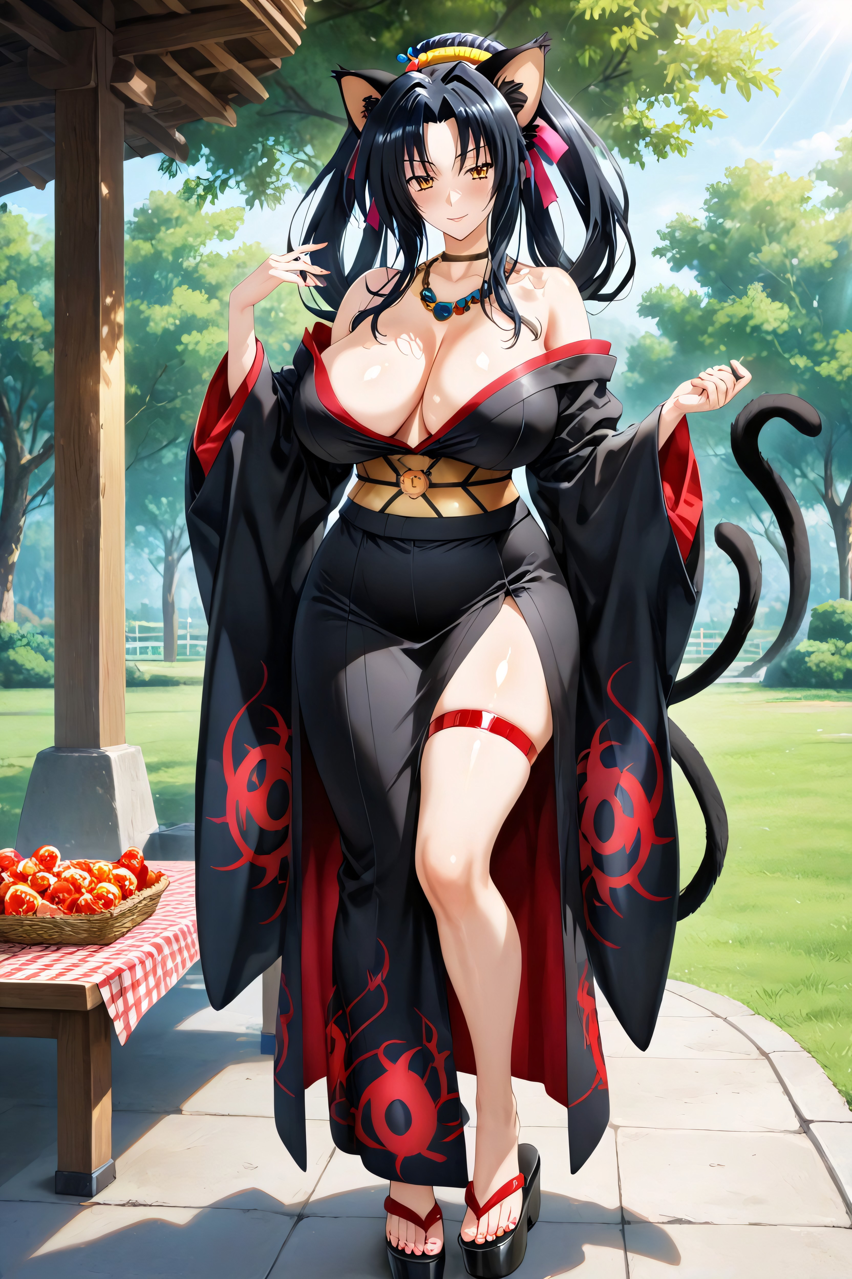 Long And Wide Furisode Sleeves, 25+, Visible Red Inner Lining Hentai IA