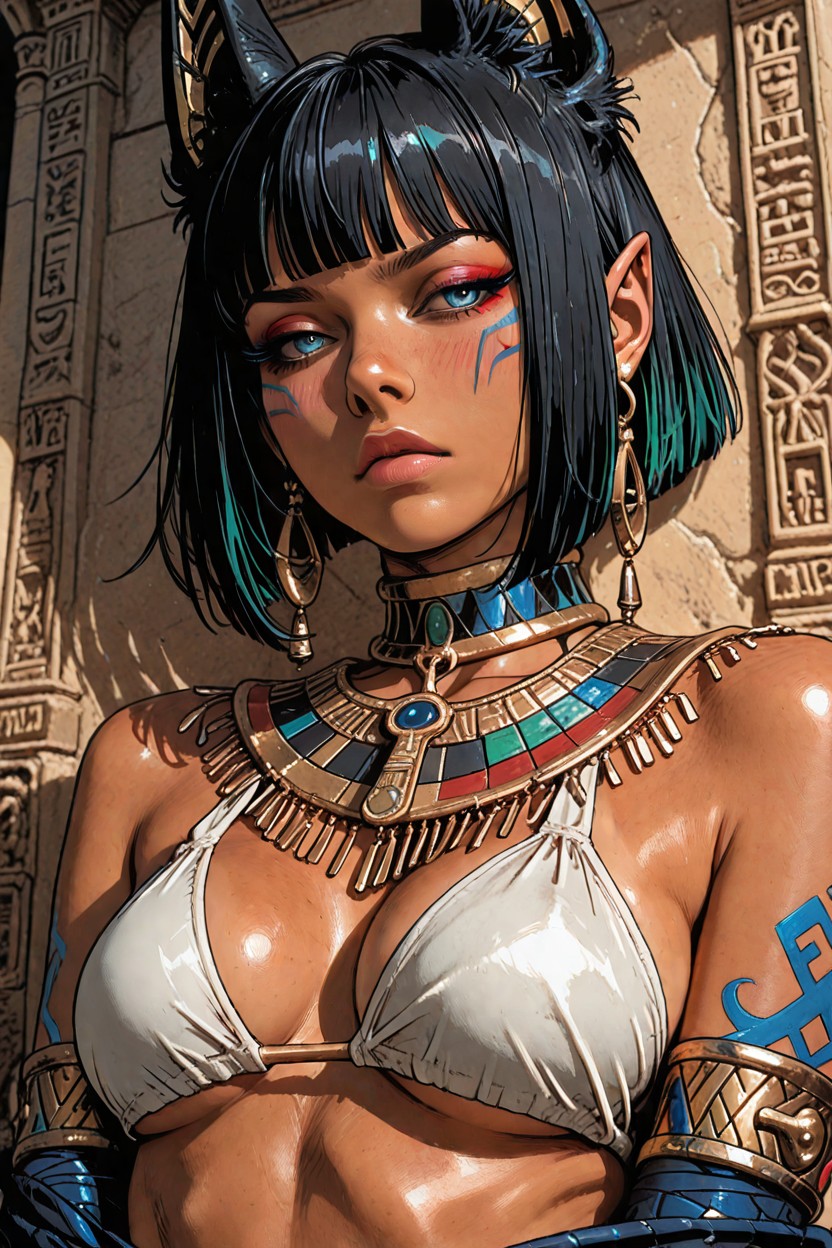 Black Hair, 18+, Giving A Dynamic Feel To The Image Hentai AI Porn