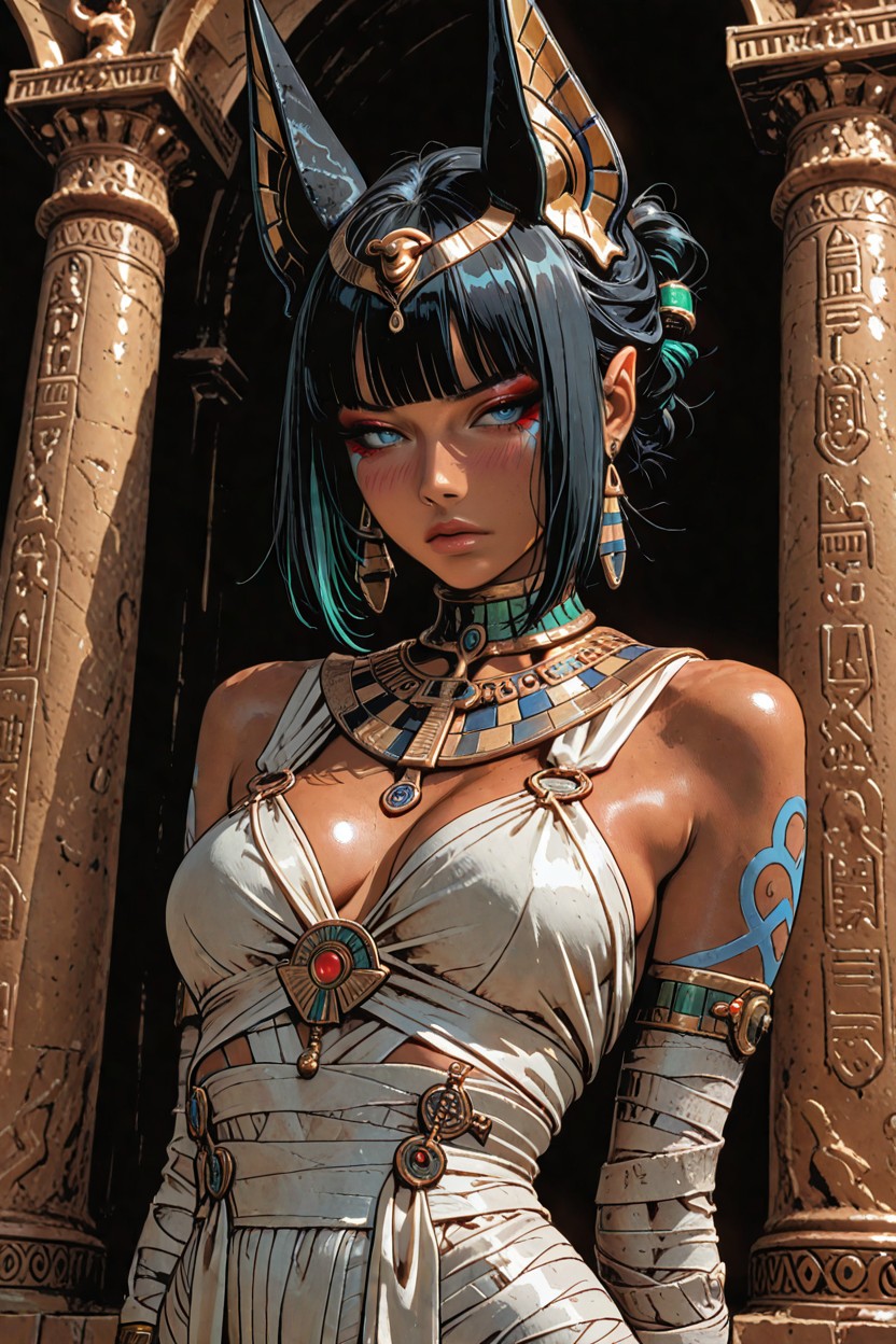 Bobcut, 18+, Suggesting A Character Inspired By Anubis Hentai AI Porn