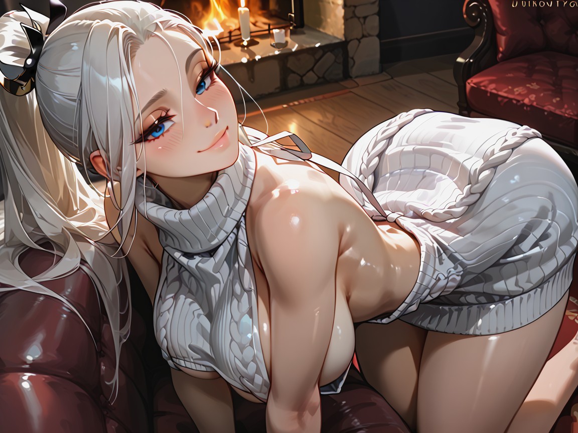 Underboob, Skinny, Fake Tits Hentai AI Porn