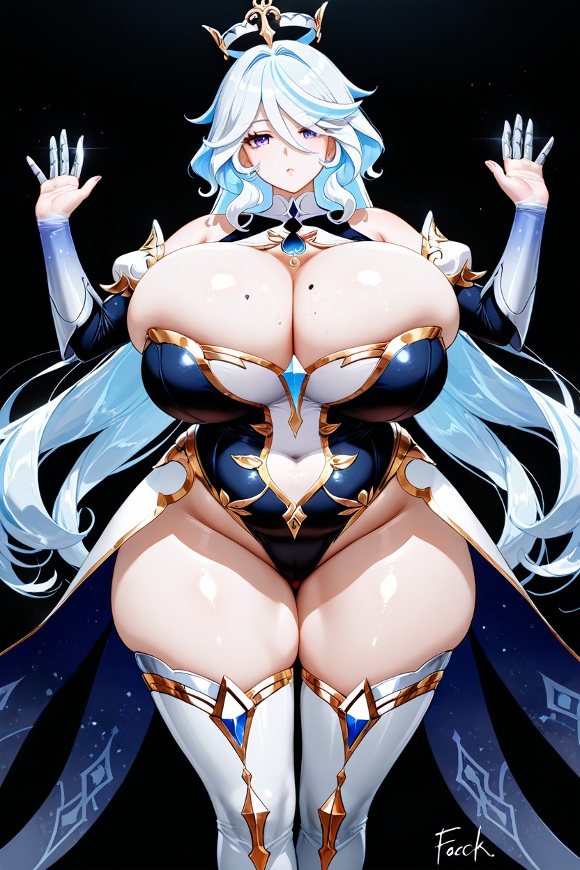 Excessive Hyper Fat Thighs, Hyper Fat Legs, Extremely Large Ass Hentai AI Porn