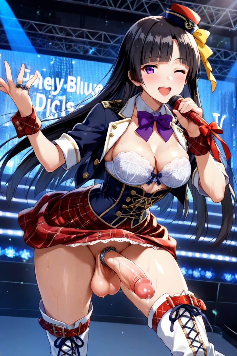 Detailed, Sweaty, Half Jacket Is Shortsleeve With Puff Hentai AI Porn