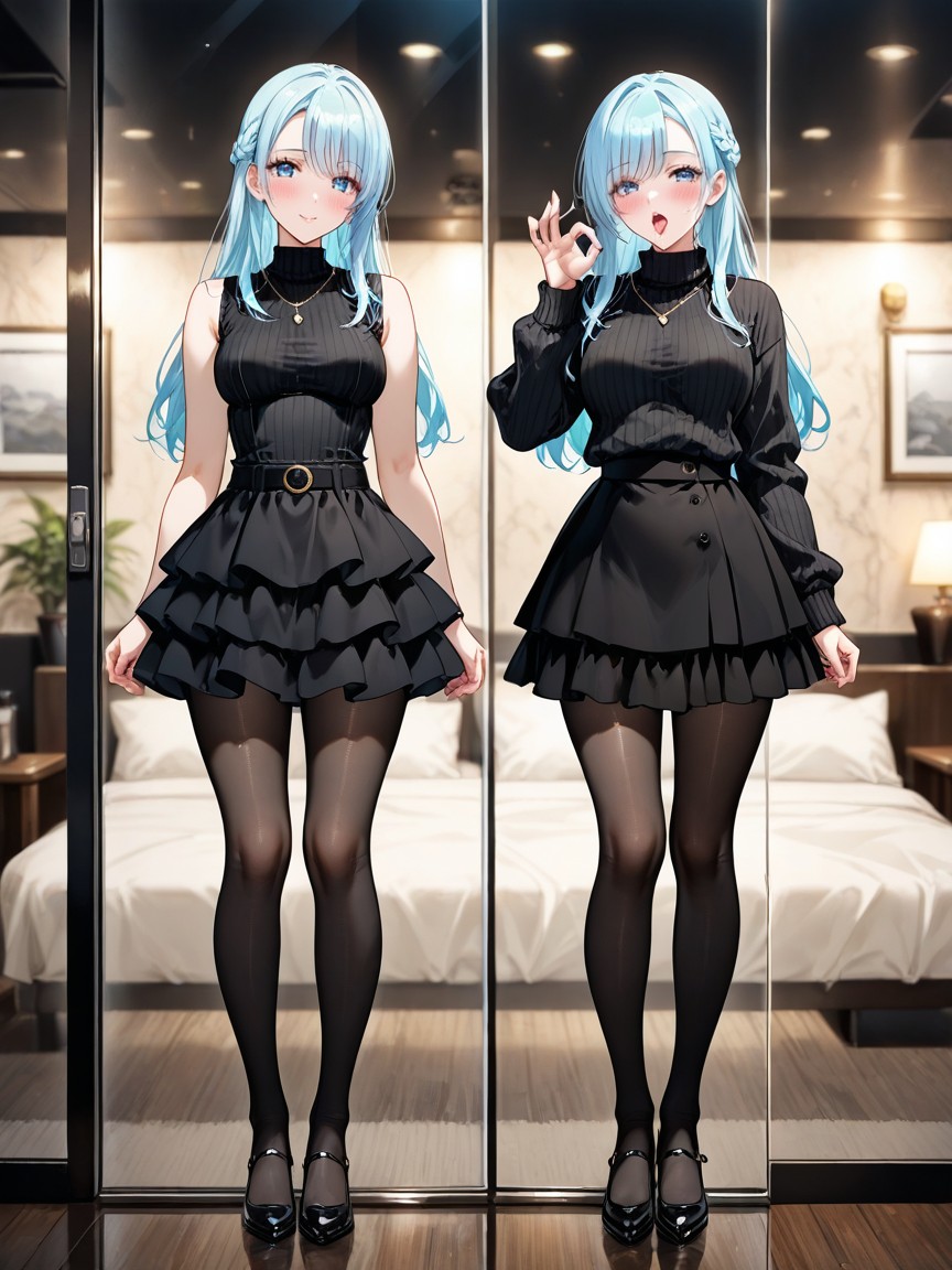 Love Hotel, Ultra High Definition, Droopy Eyes Hentai AI Porn