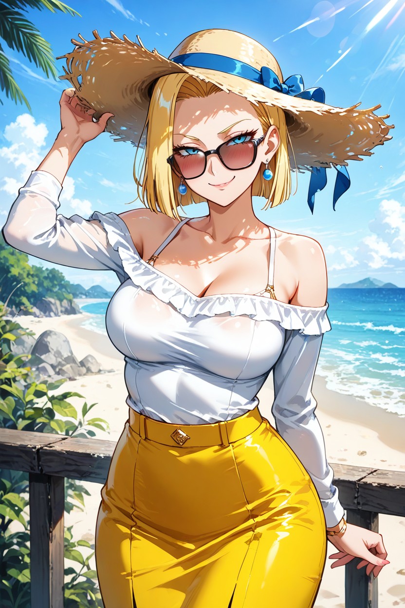 Day, Off_shoulder, Jewelry Hentai AI Porn