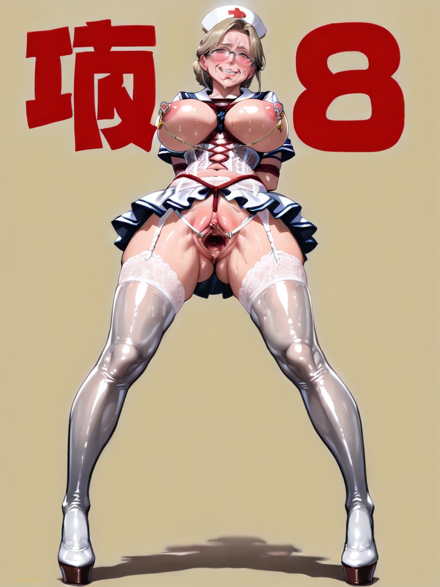 Nipple Rings, Shibari, Shibari Hentai AI Porn