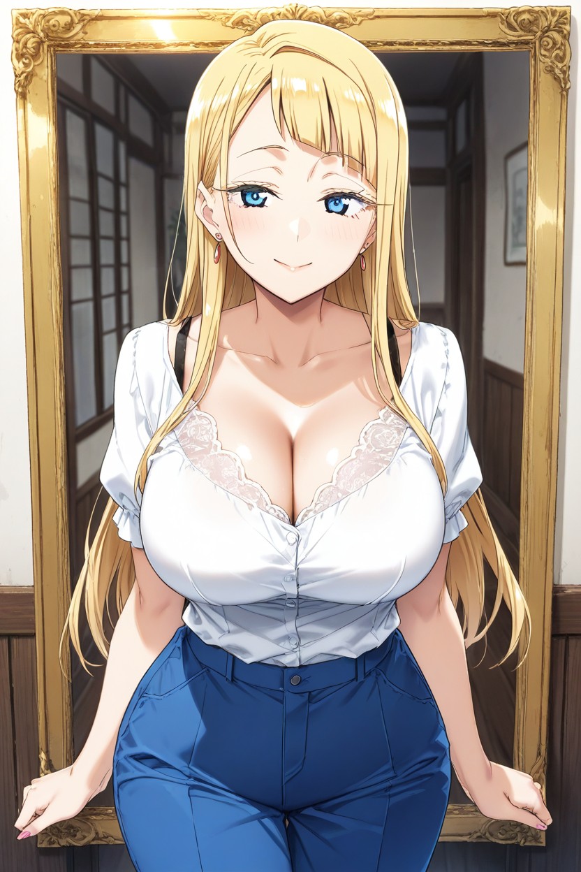 Double Eyelid, Medium Breast, Round Eyes Hentai AI Porn