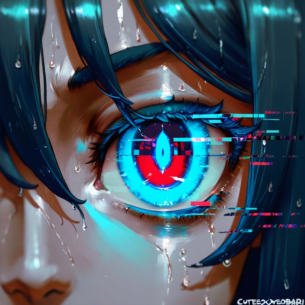 Glowing, Lens Flare, Wet Porno IA Hentai