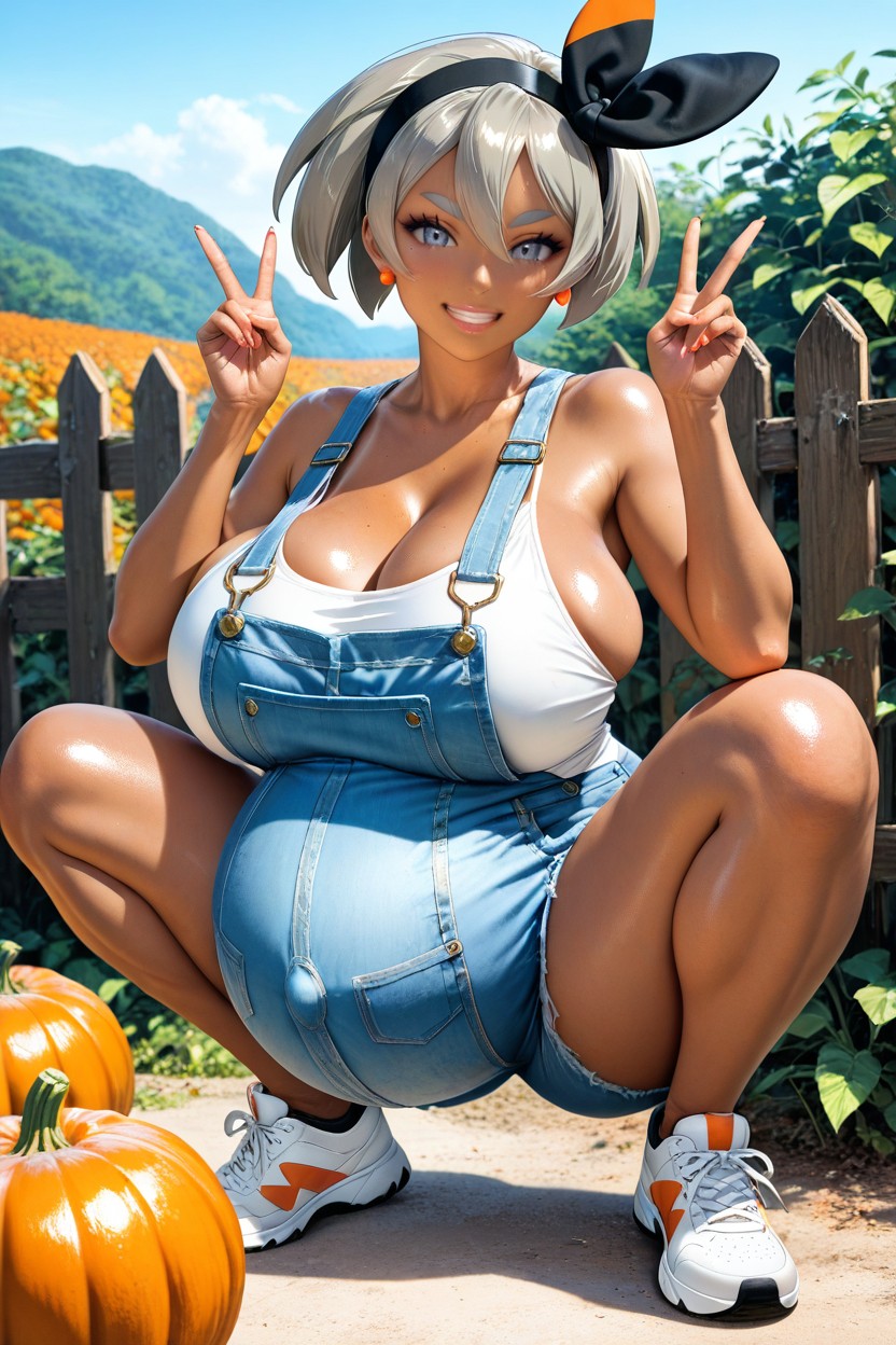 25+, Hdr, Pumpkins And Watermelons Growing In The Beds Hentai IA