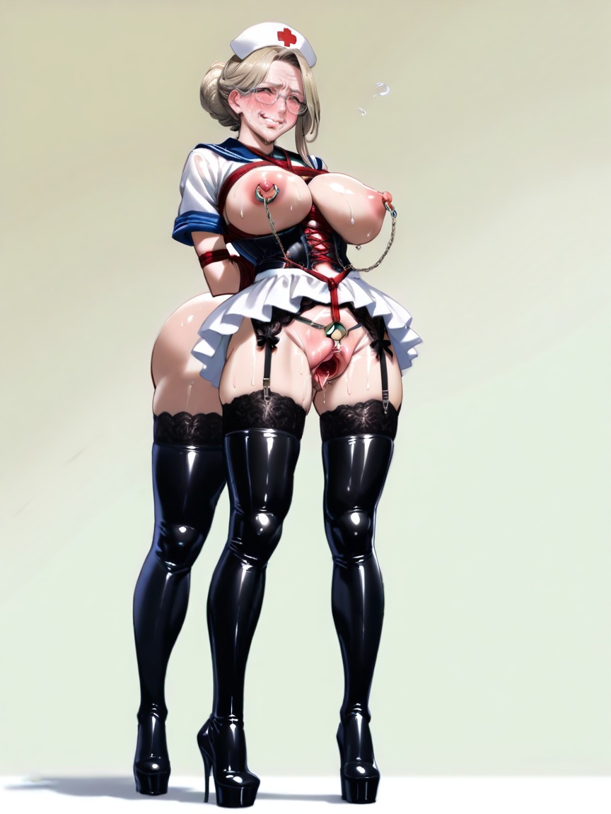 Cute, Engorged Clitoris, Perfect Massive Breasts Hentai AI Porn