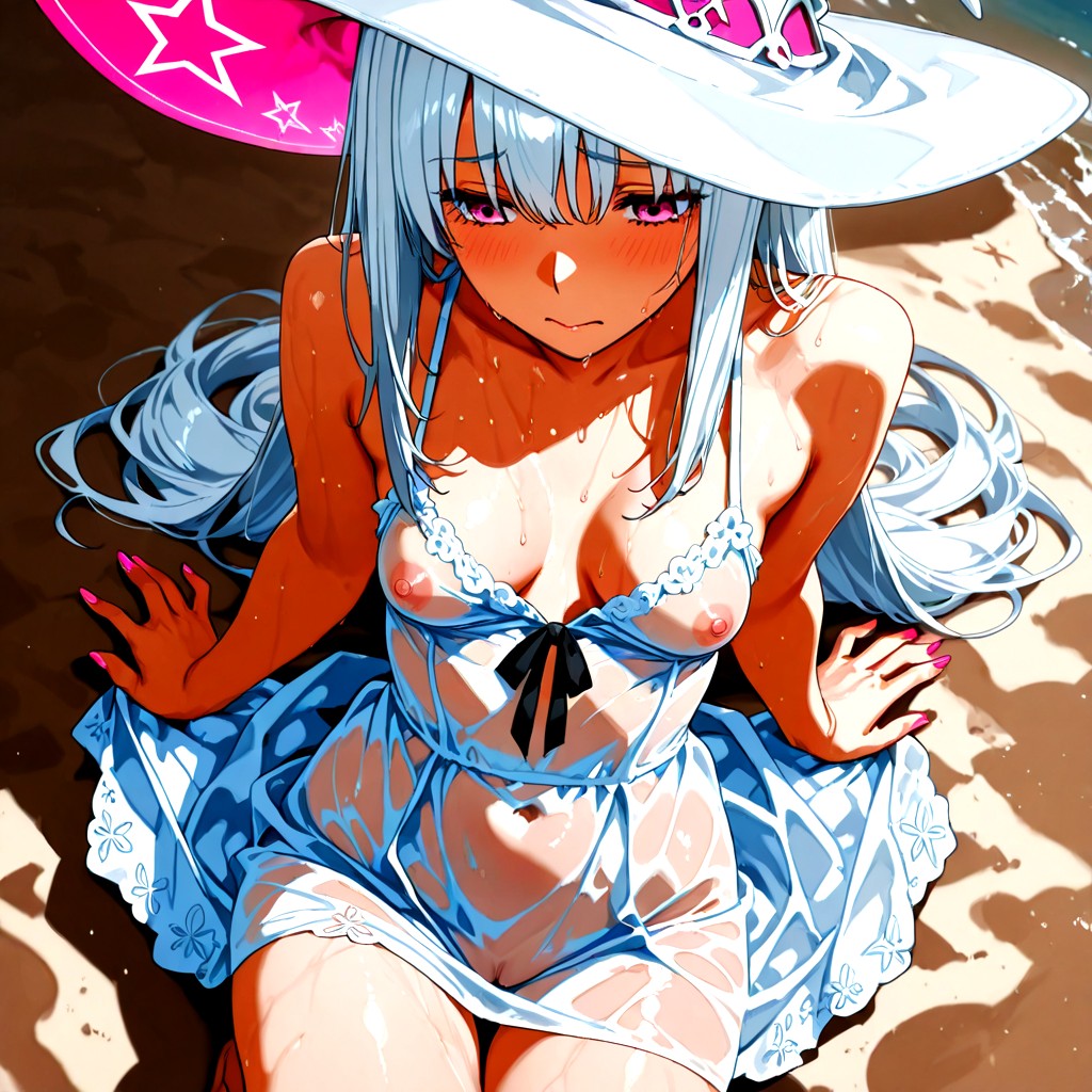 Skinny, Small Breasts, Solo Hentai AI Porn