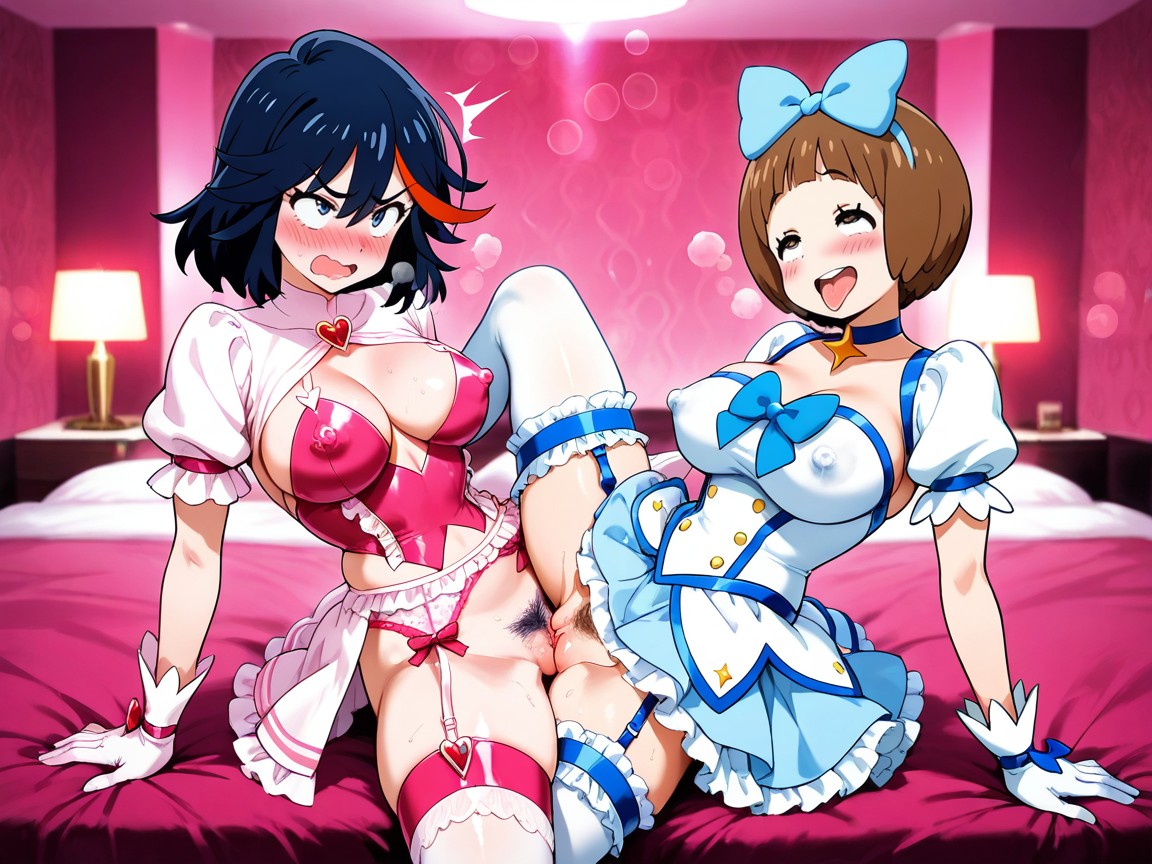 Sexy Appearance, In Heat, Tribadism Hentai AI Porn