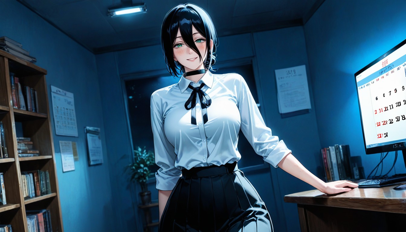 Very Black Hair, Shy, Ultra Hd Hentai AI Porn