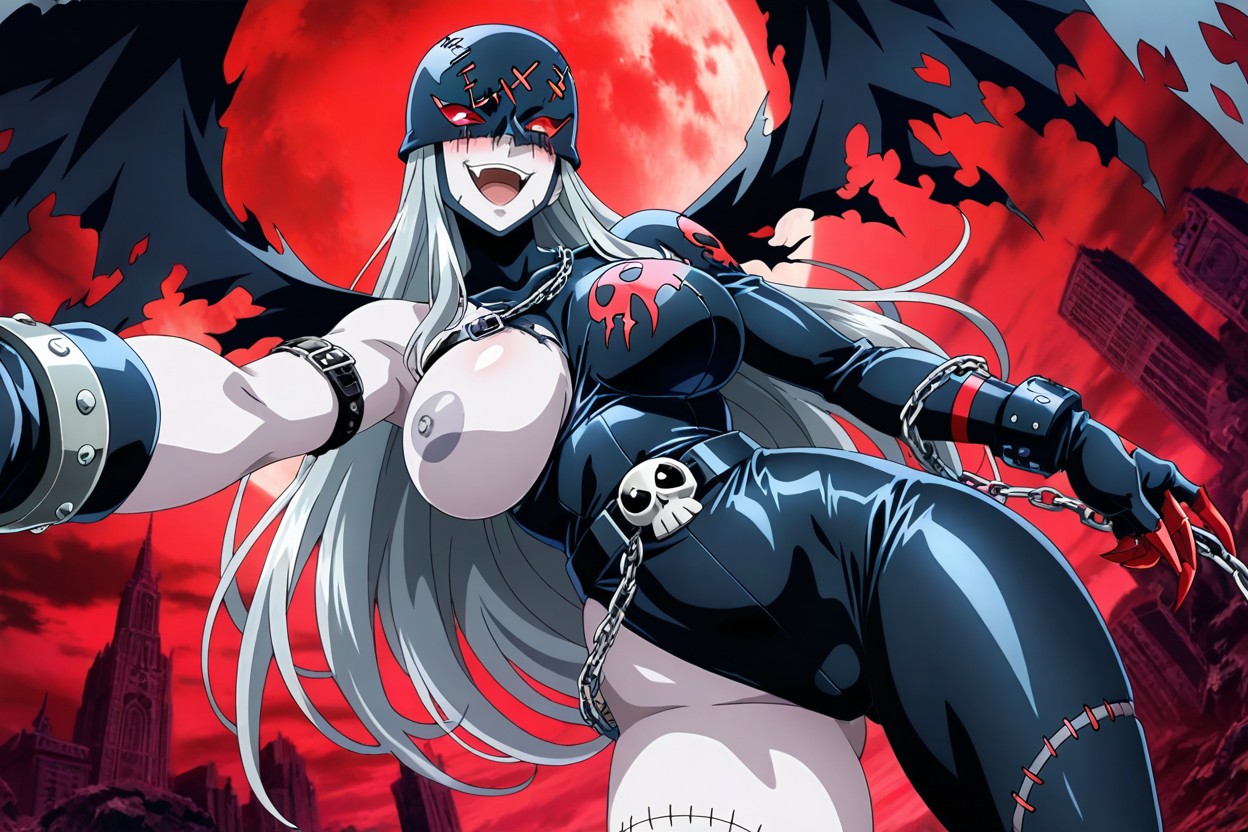 Chain, Looking At Viewer, Medium Ass Hentai AI Porn
