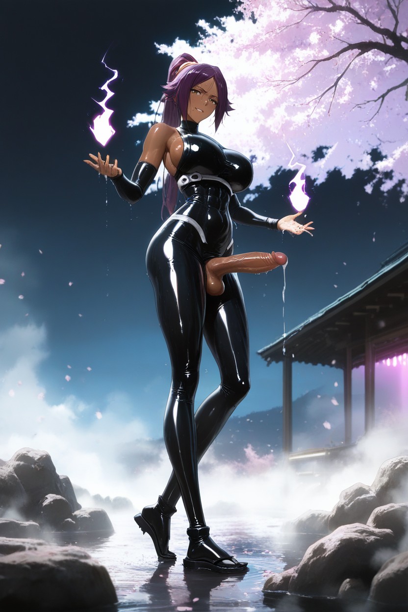 Grabbing Penis, High Detail, Massive Breast Hentai AI Porn