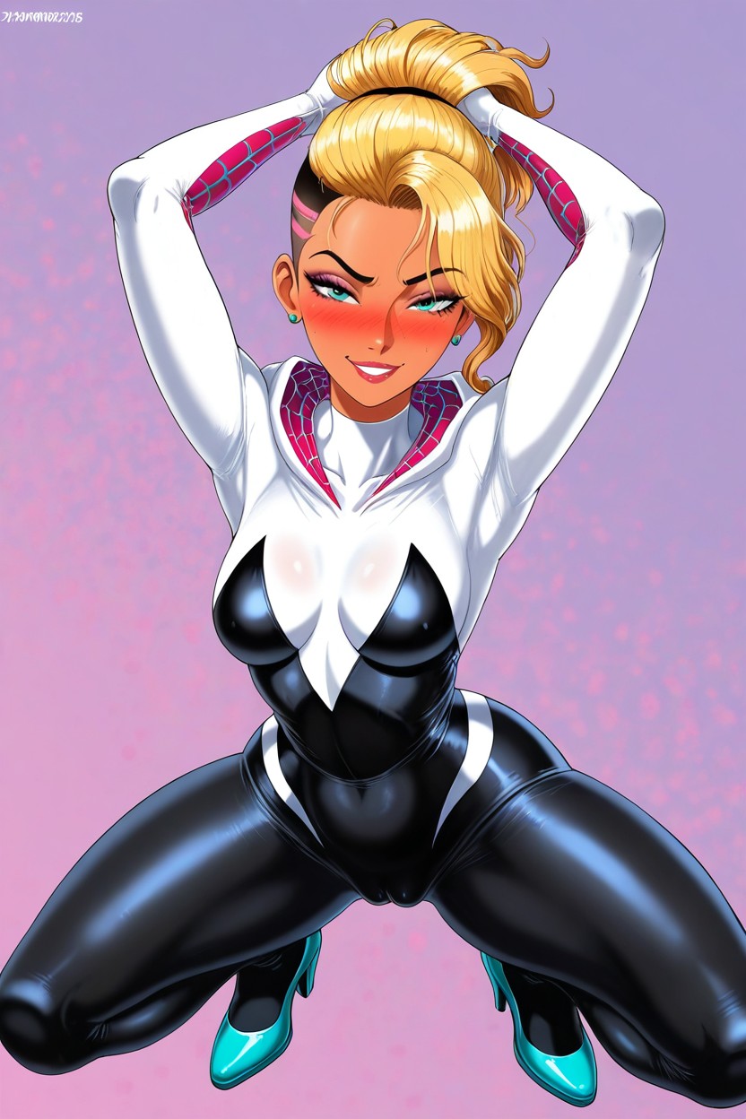 Medium Ass, Front View, Legs Spread Hentai AI Porn