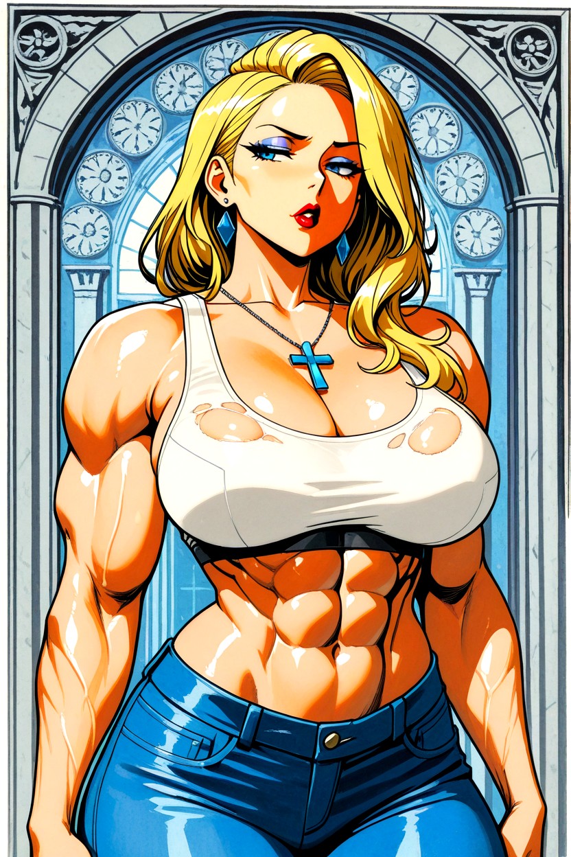 A Strong Gluteal Build, Origin Female Caucasian Anglo-saxon Adult British, And Highly Visible Hentai AI Porn