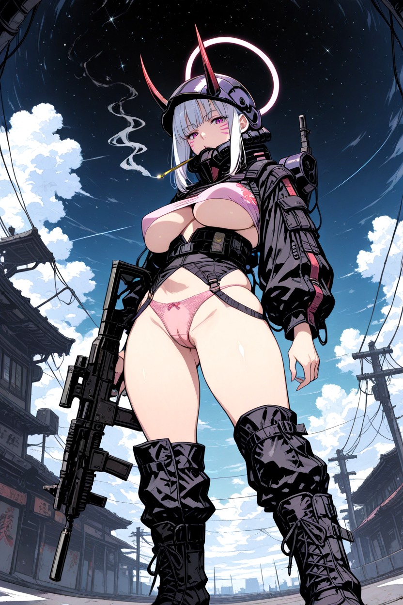 Showing Panties, Samurai, 18+ Hentai AI Porn