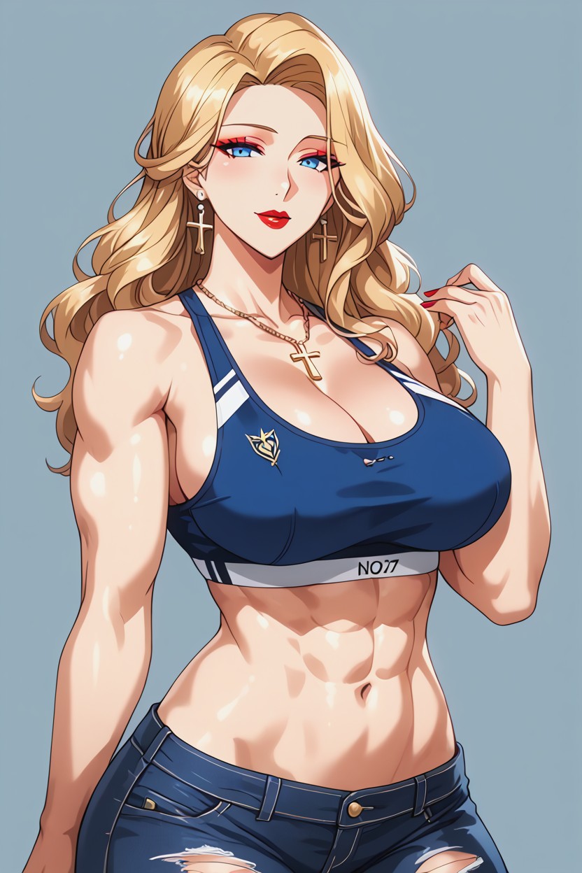 Dense Thighs, Extremely Powerful, And Highly Visible Hentai AI Porn