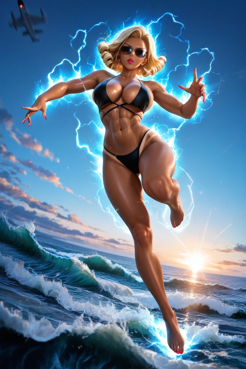 High Resolution, 1 Personne, Du Bas Vers Le Haut Porno IA Hentai