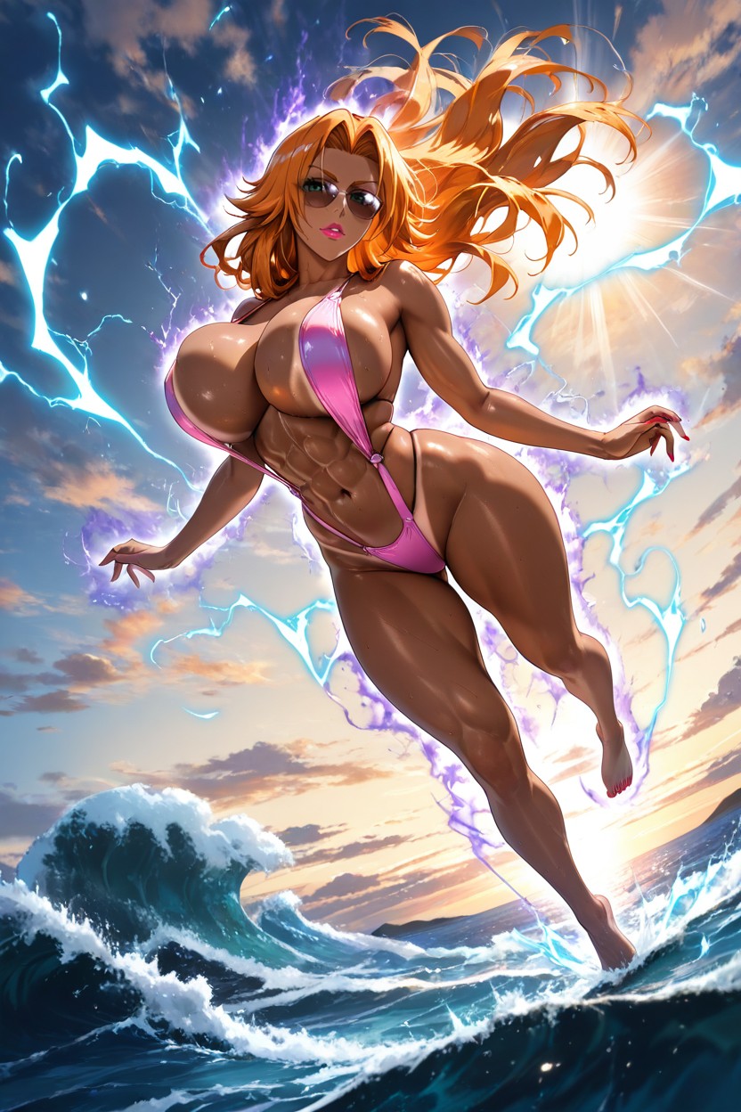 Purple Aura Around Body, Sunlight, Kicking Hentai KI Porno