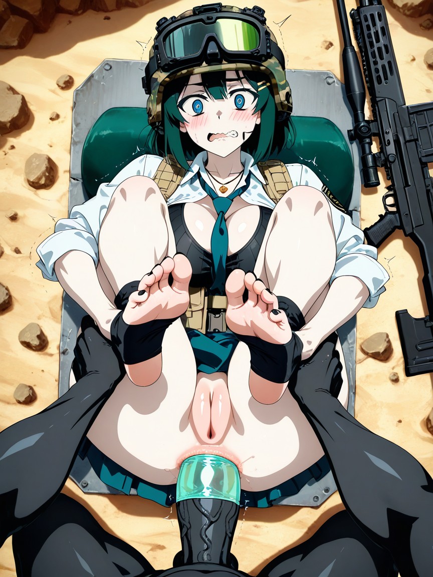 Camel Toe, Blue Eyes, Anal Cowgirl Position Sex Hentai AI Porn