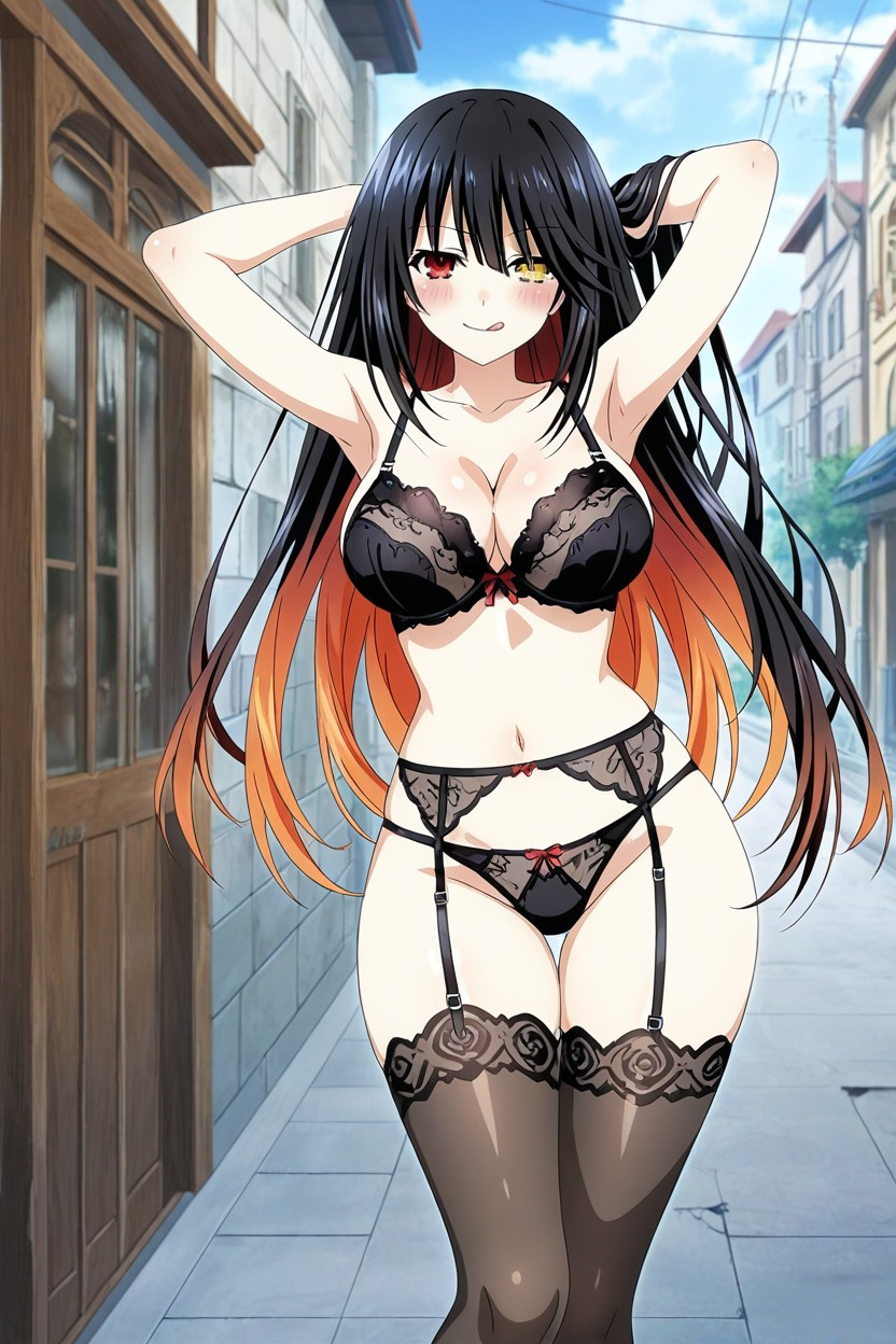 Long Hair, Looking At Viewers, Tokisaki Kurumi Date A Live AI黃漫