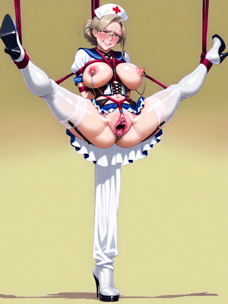 Engorged Clitoris, 全身, Nipple Rings AI黃漫